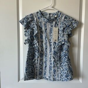 NWT Veronica Beard Cotton Top